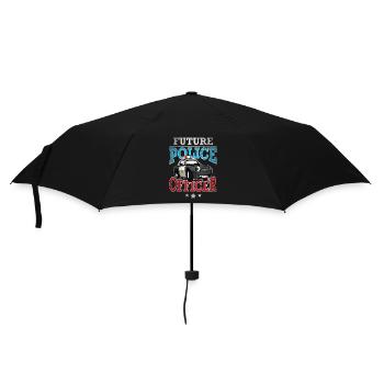 Future Police Officer - Umbrella (small) - black - Front