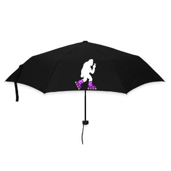 Bigfoot Roller Skating Roller Derby Cadeau - Parapluie standard - noir - Devant