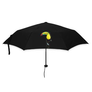 Bird ~ the Toucan - Umbrella (small) - black - Front