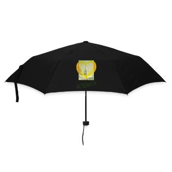 Norwich England City Skyline Heart Love Home - Parapluie standard - noir - Devant