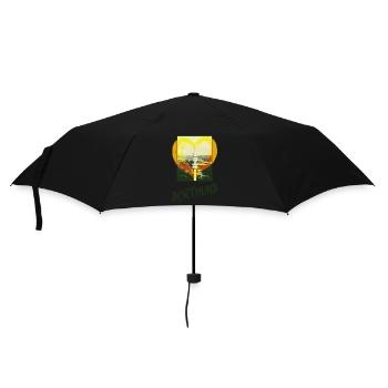 Dortmund Deutschland Stadt Skyline Herz Liebe - Regenschirm (klein) - Schwarz - Vorne