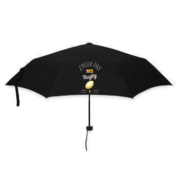 J'Peux Pas J'Ai Rugby - Parapluie standard - noir - Devant