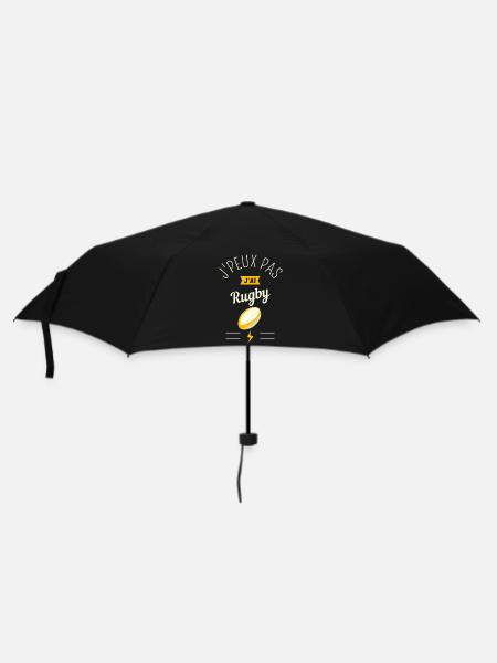 J'Peux Pas J'Ai Rugby - Parapluie standard - noir