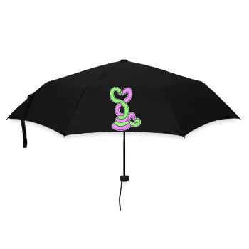 Sneks - Regenschirm (klein) - Schwarz - Vorne