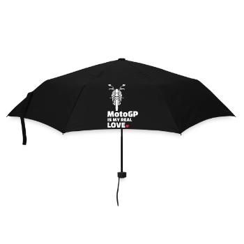Ich Liebe Motogp - Regenschirm (klein) - Schwarz - Vorne