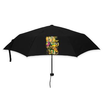 Graffiti style Splash hip hop colors painter color - Umbrella (small) - black - Front