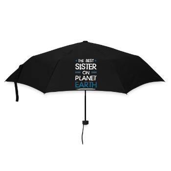Best Sister Saying - Umbrella (small) - black - Front