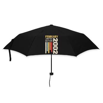 February 2002 - February 2002 Birthday Gift - Umbrella (small) - black - Front