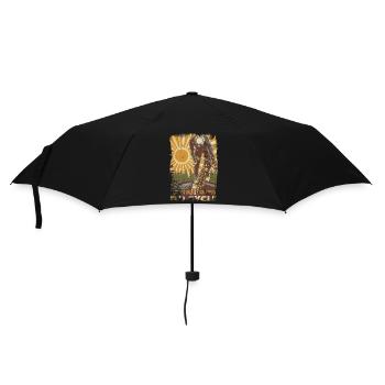 Cyclist cycling bmx bike sport mountain bike hobby - Umbrella (small) - black - Front