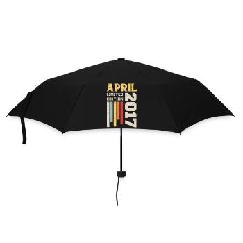 April 2017 - Birthday gift April 2017 April - Umbrella (small) - black - Front
