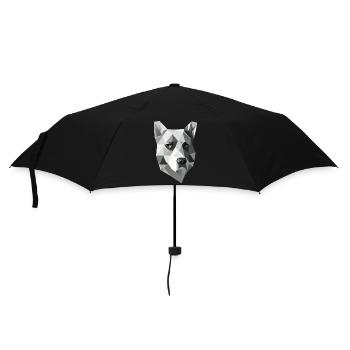 ORIGAMI HUND - Regenschirm (klein) - Schwarz - Vorne