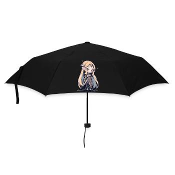 Cute Chibi Princess - Cute Fairy Tale Design - Umbrella (small) - black - Front