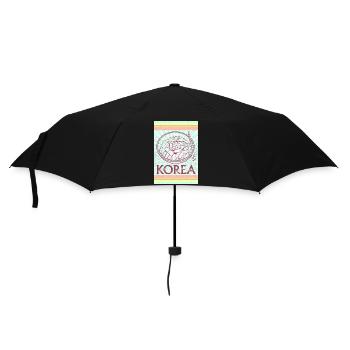 Korean Bibimbap Cuisine Dish Ramen Rice - Umbrella (small) - black - Front
