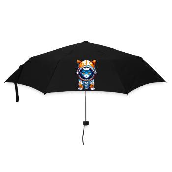 Space Cat 01 - Umbrella (small) - black - Front