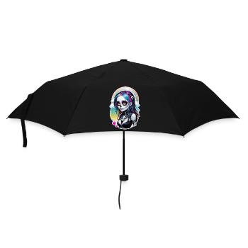 Halloween - Rock & Rainbow - Umbrella (small) - black - Front