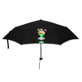 Rêve de glace - Parapluie standard - noir - Devant