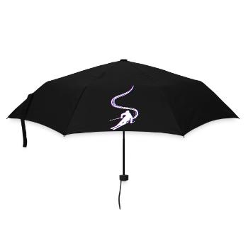 Fun on the slopes Ski jumping Skiing Winter sports - Umbrella (small) - black - Front