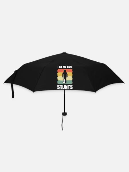 Jambe cassée - Parapluie standard - noir