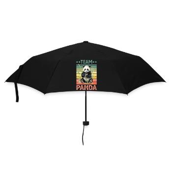 Panda Panda Bear - Umbrella (small) - black - Front