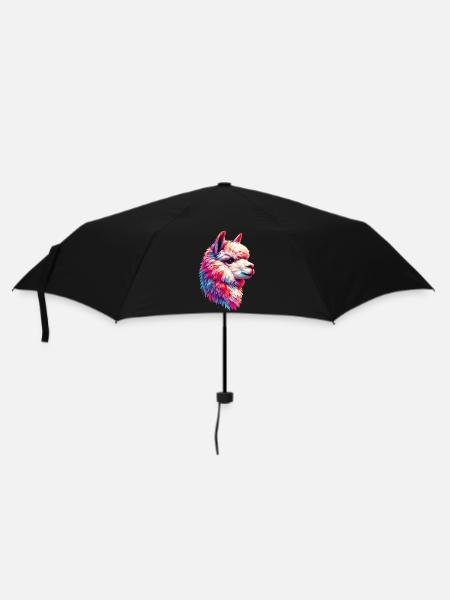 Alpaka - Regenschirm (klein) - Schwarz