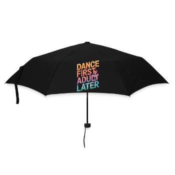 Tanzen Tänzer Tanzen - Regenschirm (klein) - Schwarz - Vorne