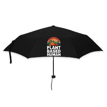Vegetarian Vegan Veggie Vegetarian - Umbrella (small) - black - Front