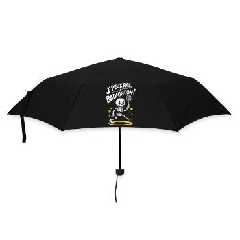 J' peux pas j'ai badminton - Parapluie standard - noir - Devant
