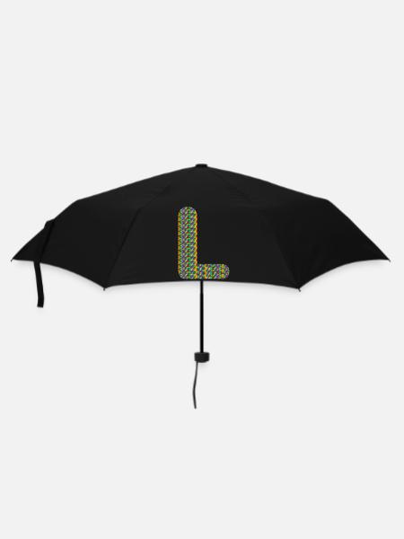 Colorful Heart L Design – Unique & Stylish! - Umbrella (small) - black