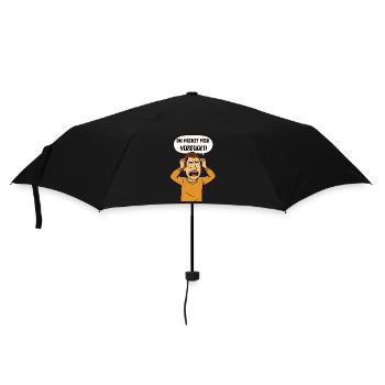 Tu me rends fou - Parapluie standard - noir - Devant