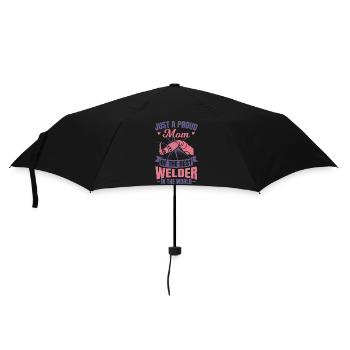 Mother Welder - Umbrella (small) - black - Front