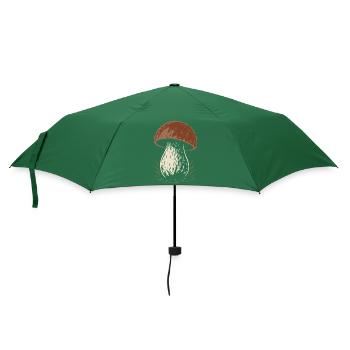 Cueilleur de cèpes - champignons - dicton - Parapluie standard - vert bouteille - Devant