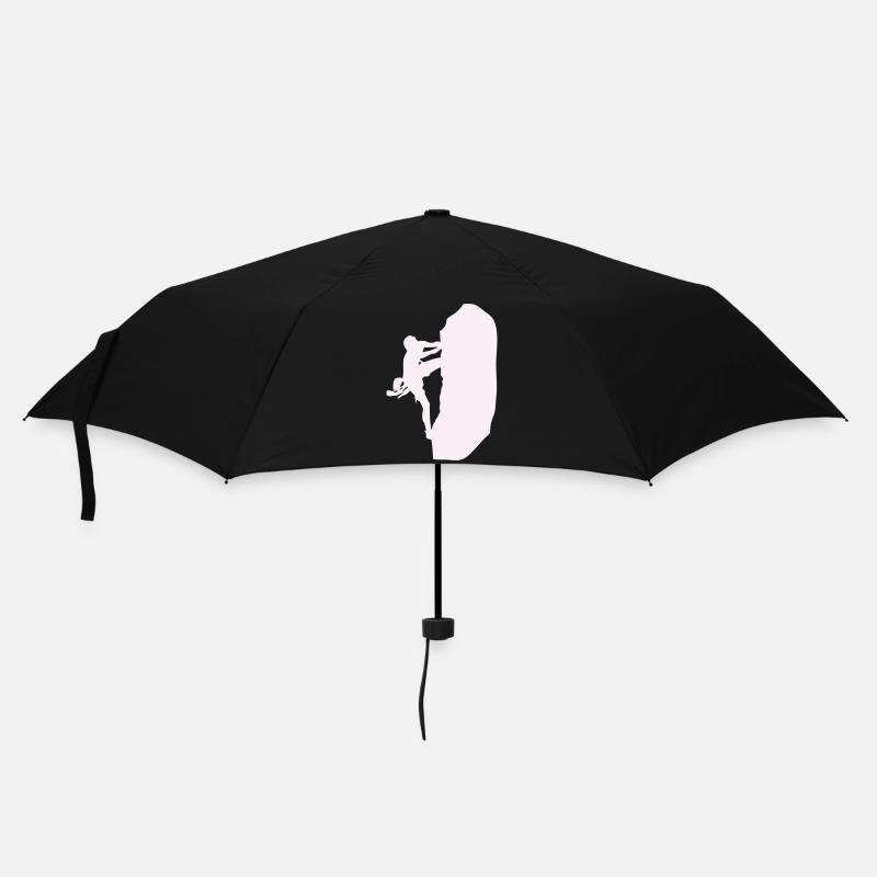 klettern_bergsteigen_silhouette- - Umbrella (small) - black