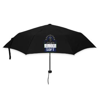 10 Years Airsoft Anniversary Airsoft Player Jubi - Umbrella (small) - black - Front