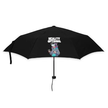 Reality Optional VR Gamerin - Regenschirm (klein) - Schwarz - Vorne