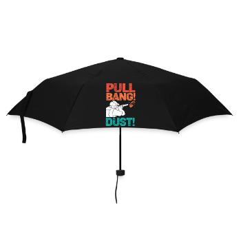 Clay pigeons - Umbrella (small) - black - Front