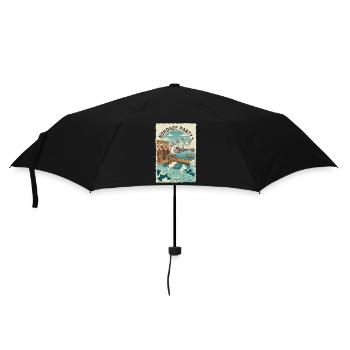 North Sea Party - Umbrella (small) - black - Front