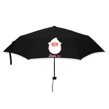 Schaf - Regenschirm (klein) - Schwarz - Vorne