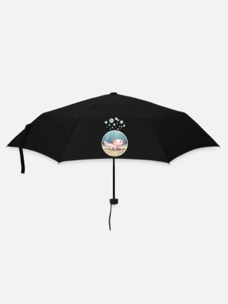 T-shirt design "Axolotl" - Umbrella (small) - black