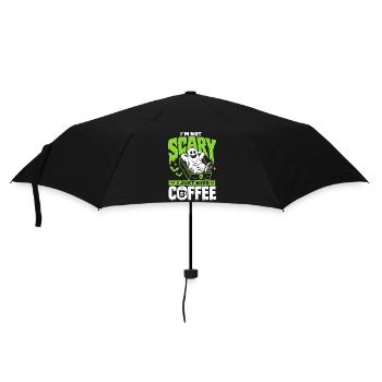 I'm Not Scary I Just Need Coffee - Umbrella (small) - black - Front