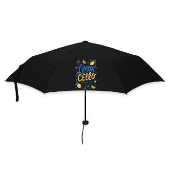 Limoncello - La dolce vita - Regenschirm (klein) - Schwarz - Vorne