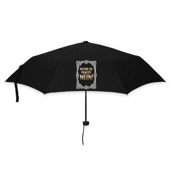 Nein einfach Nein. - Regenschirm (klein) - Schwarz - Vorne