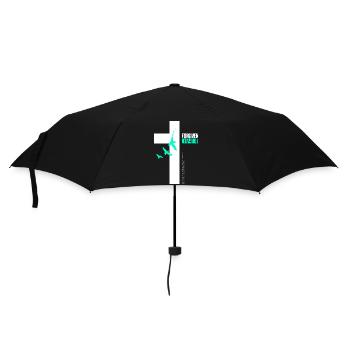 Croix Pardonnée & Oiseaux Volants - Parapluie standard - noir - Devant