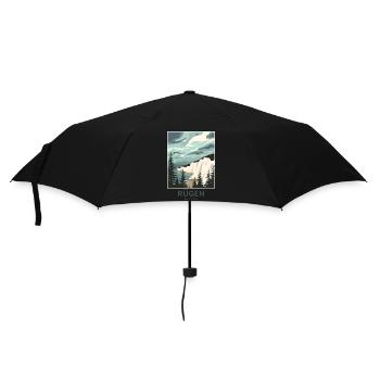 Rügen Baltic Sea | Vintage Travel Poster - Umbrella (small) - black - Front