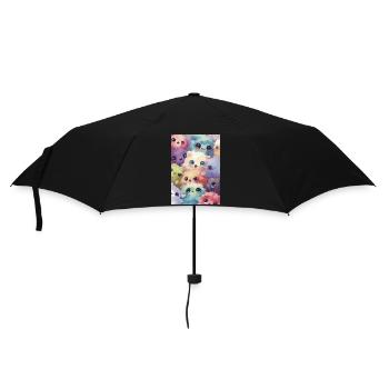 Adorable multicolored plush toys - Umbrella (small) - black - Front