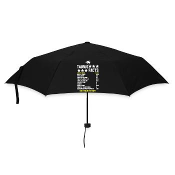 Zodiac sign Taurus - Umbrella (small) - black - Front