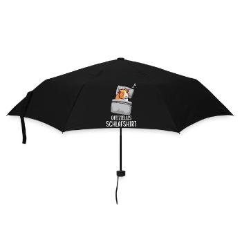 Offizielles Schlafshirt Pyjama Meerschweinchen  - Regenschirm (klein) - Schwarz - Vorne