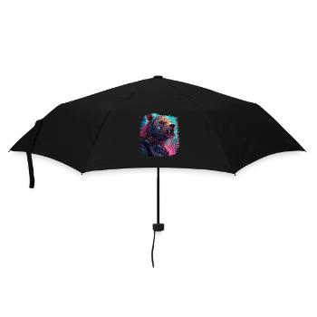 present present idea eco-friendly grizzly mammal - Umbrella (small) - black - Front