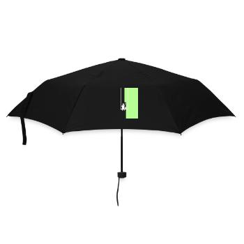 Der Maler - Regenschirm (klein) - Schwarz - Vorne