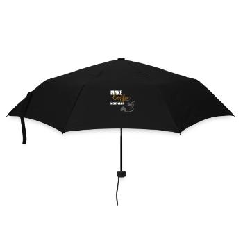 Kaffee - Regenschirm (klein) - Schwarz - Vorne