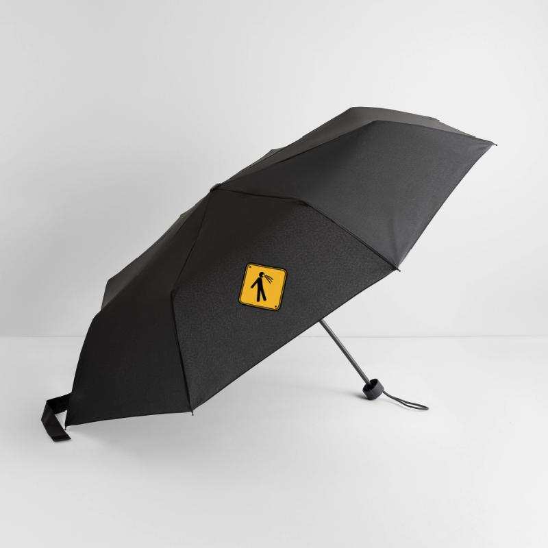 shield caution note vomit vomit Umbrella (small)